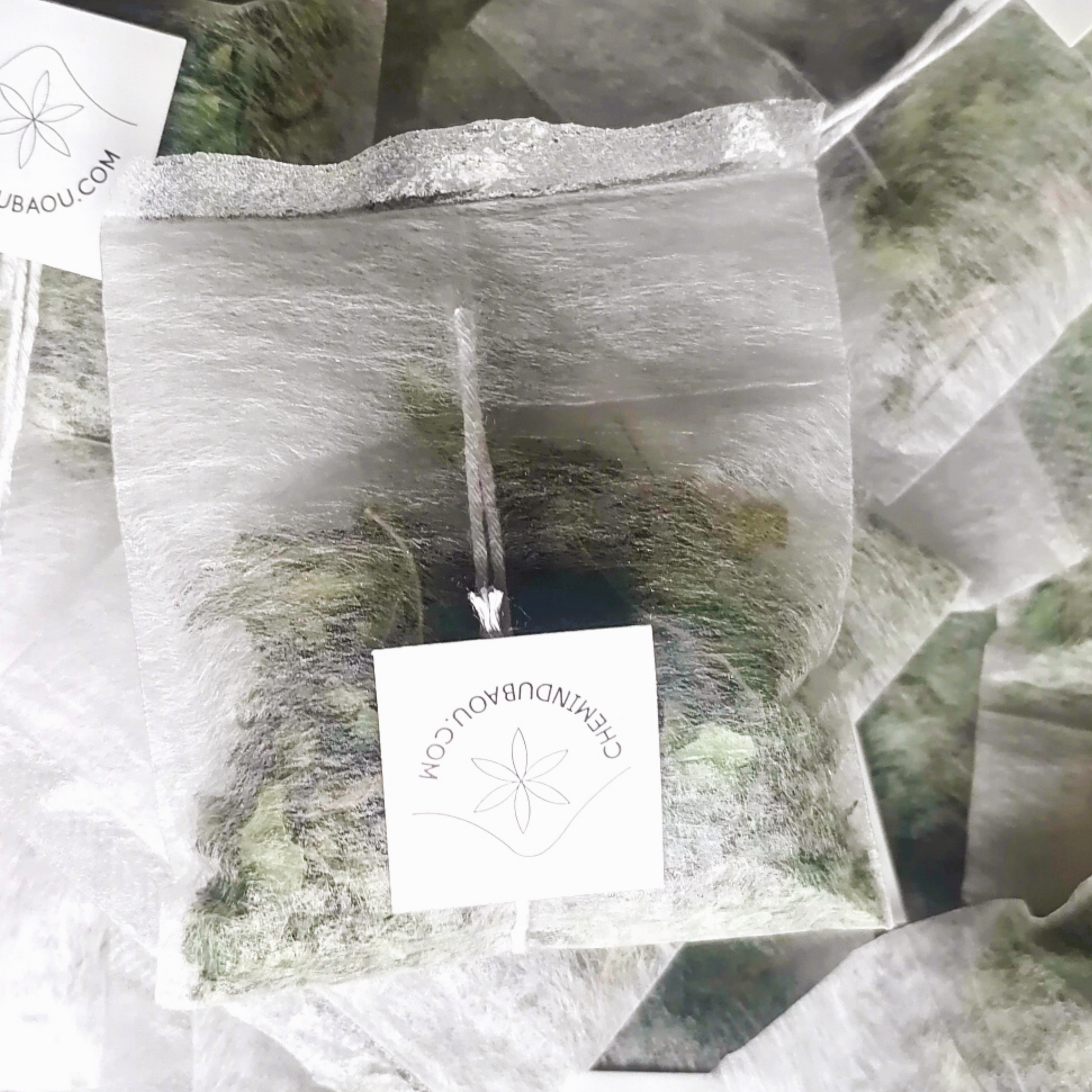 Infusettes de tisane bio à la menthe poivrée et au moringa