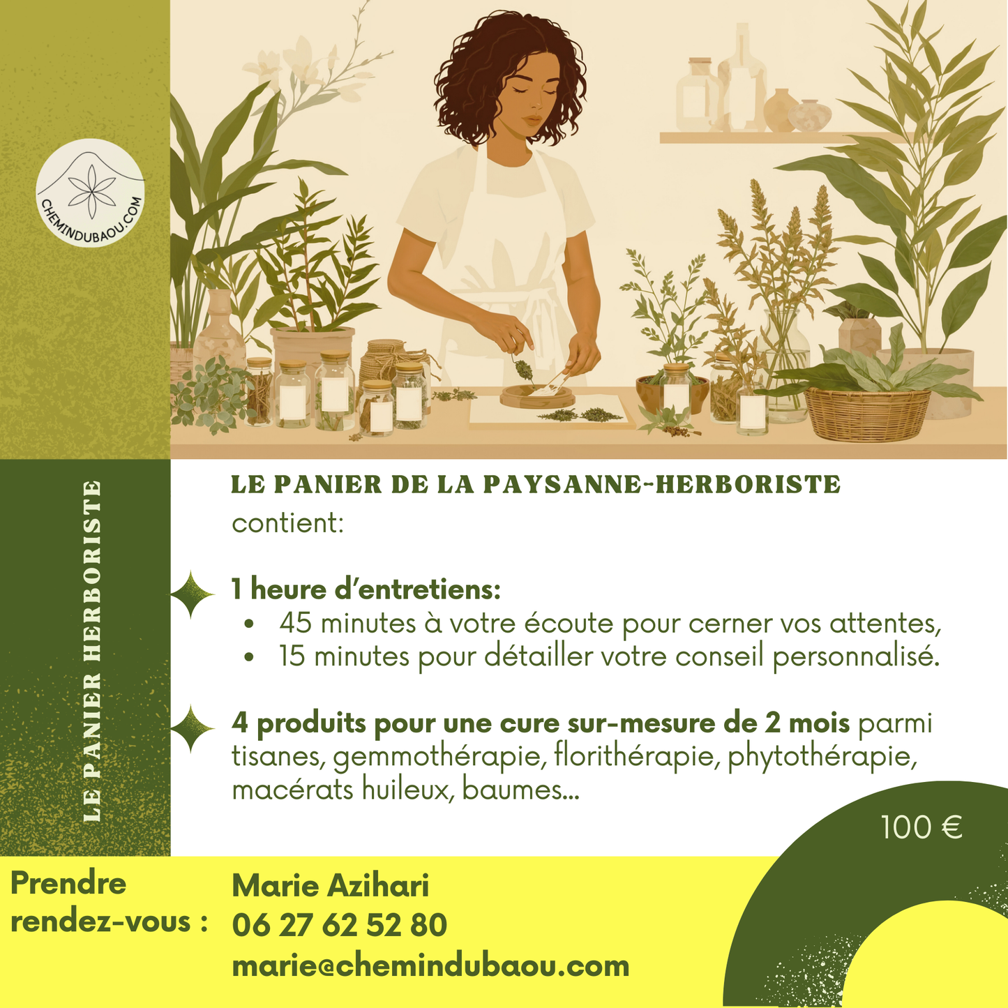 Panier de la paysanne-herboriste